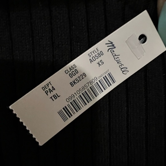 Madewell Button-Front Ribbed Mini Dress - Picture 11 of 14